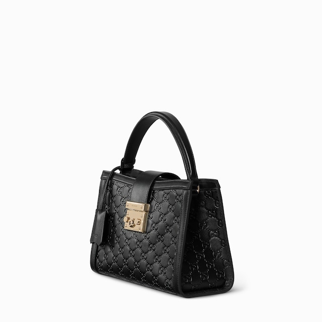Padlock medium top handle bag