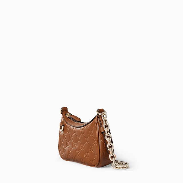 GG Emblem mini shoulder bag