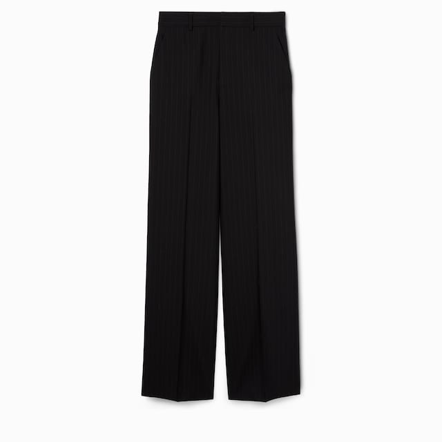 Hose aus Gucci Wolljacquard mit Nadelstreifen