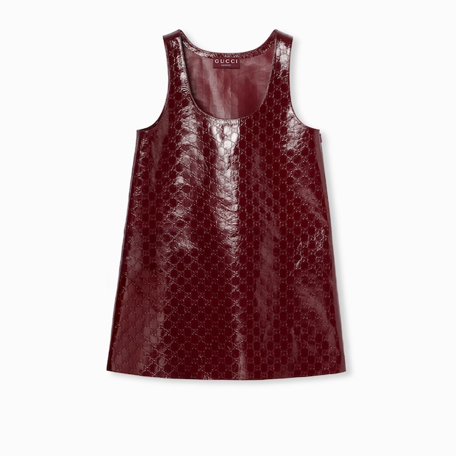 Embossed GG naplak dress