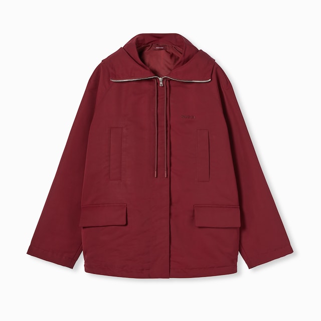 Veste à capuche en tissu avec logo
