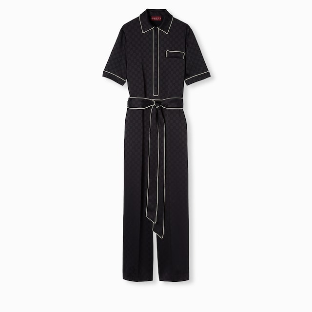 Jumpsuit aus GG Satin