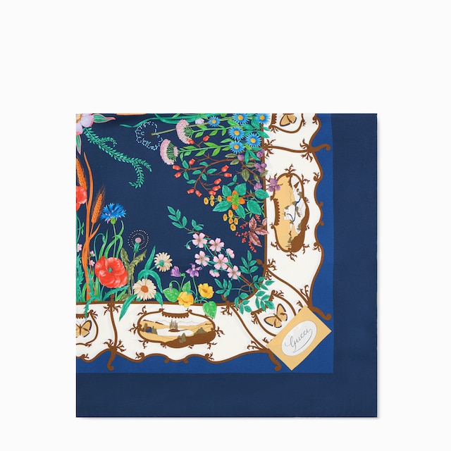グッチ　スカーフ グッチ レディース シルク小物シルクスカーフ | GUCCI® JP