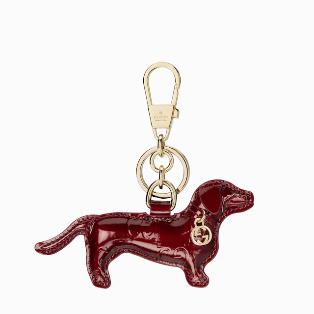 Dije para bolsa con forma de perro