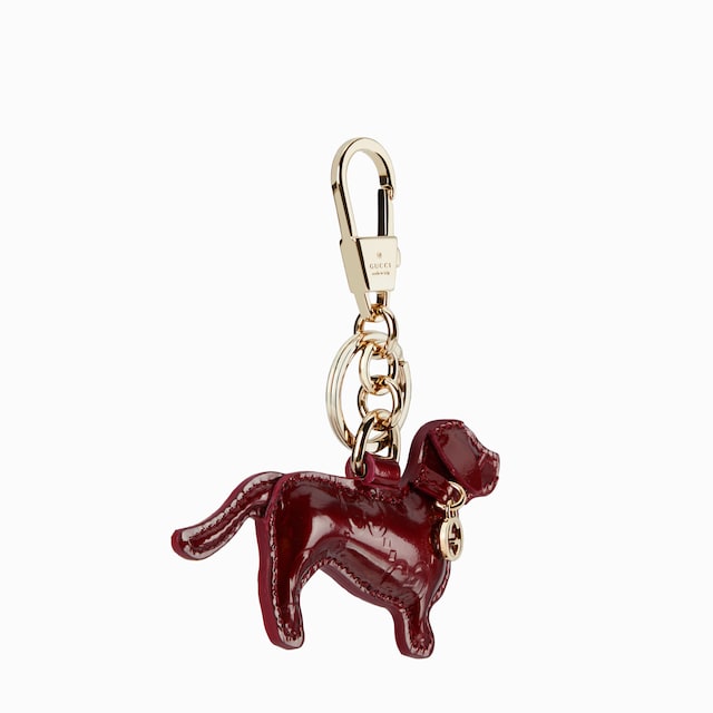 Dije para bolsa con forma de perro