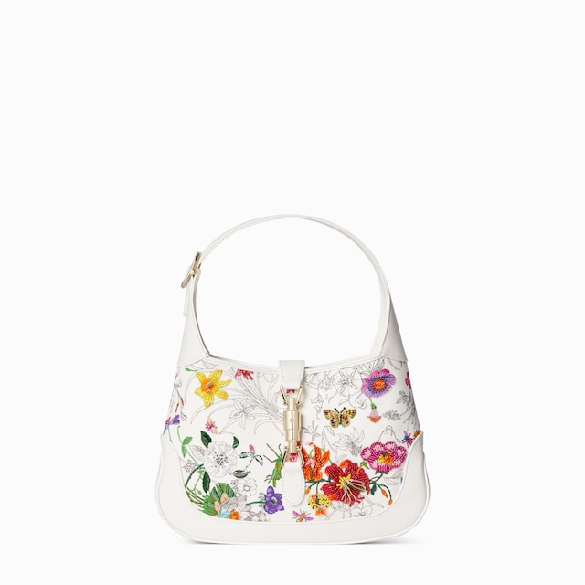 Borsa Gucci Jackie 1961 ricamata misura media