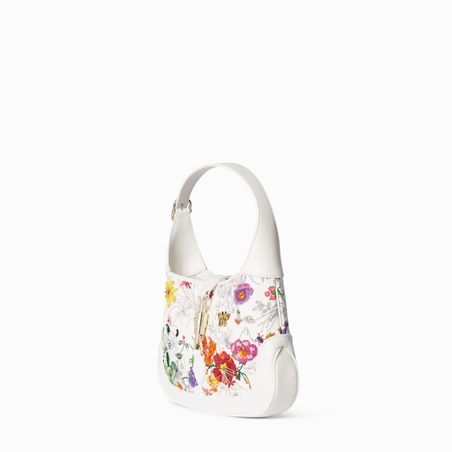 Borsa Gucci Jackie 1961 ricamata misura media