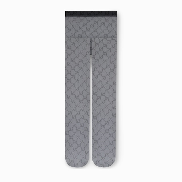 Printed stretch nylon tights