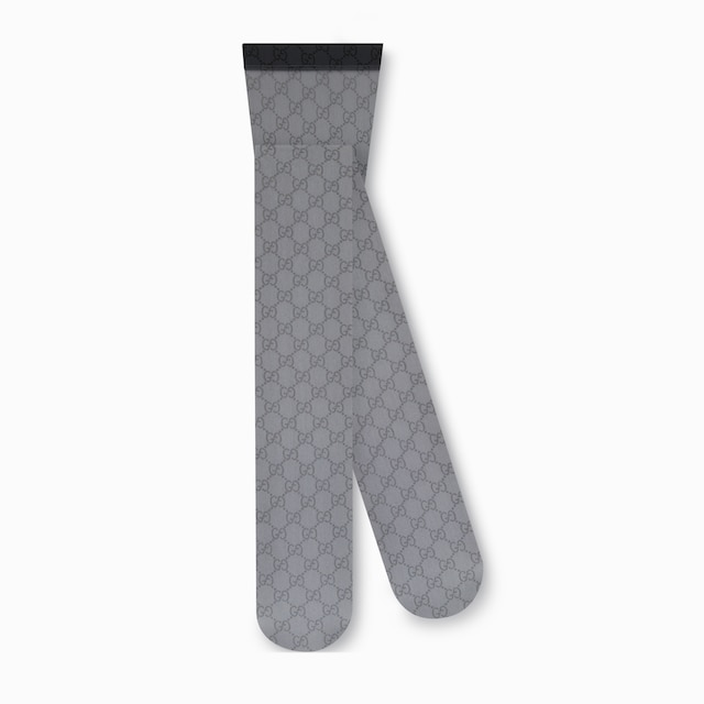 Printed stretch nylon tights