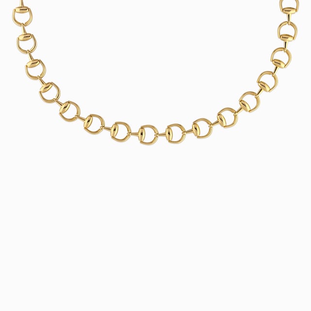 Gucci Horsebit 18k necklace