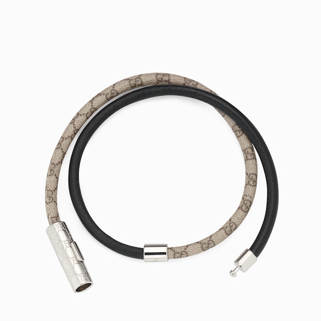 Double bracelet with GG detail
