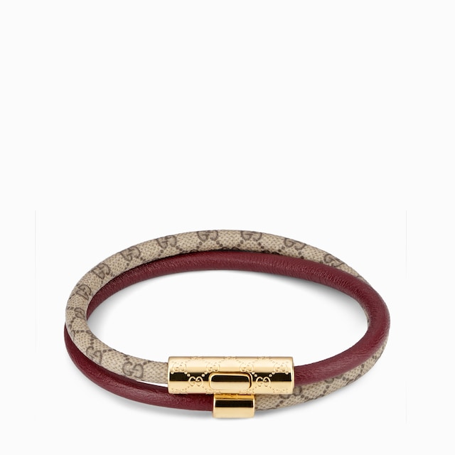 Double bracelet with GG detail