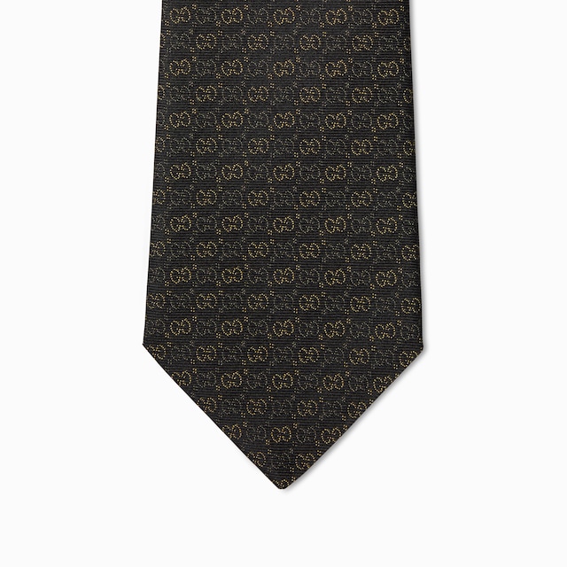 GG silk jacquard tie