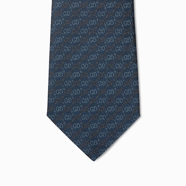 GG silk jacquard tie