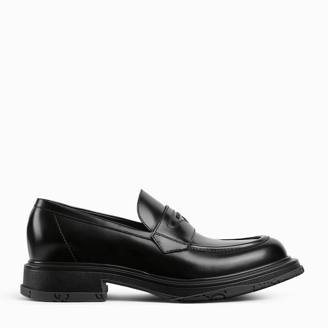 Men's loafer with tonal logo