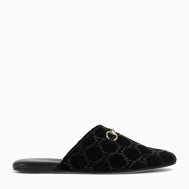 Women's GG crystal mule with Horsebit