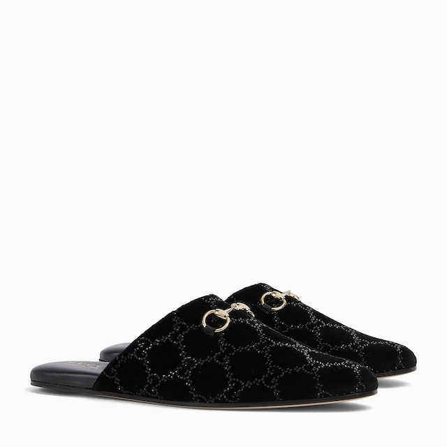 Women's GG crystal mule with Horsebit