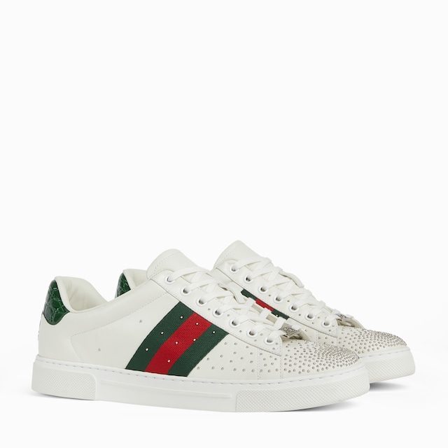 Men's Gucci Ace studded sneaker with Web