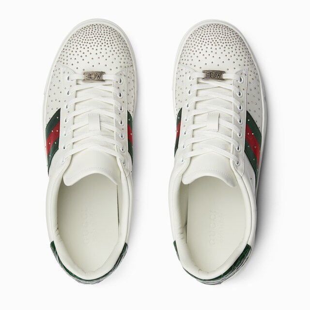 Men's Gucci Ace studded sneaker with Web - image 3