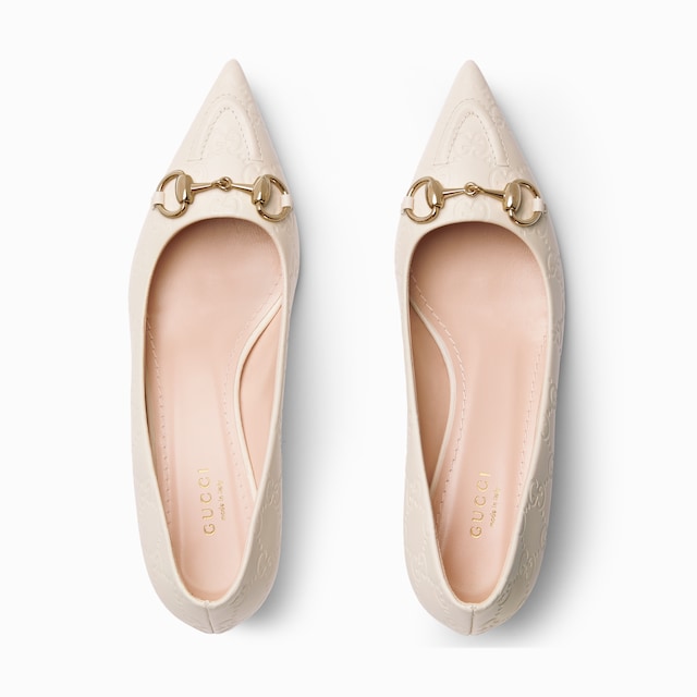 Women's pump with Horsebit