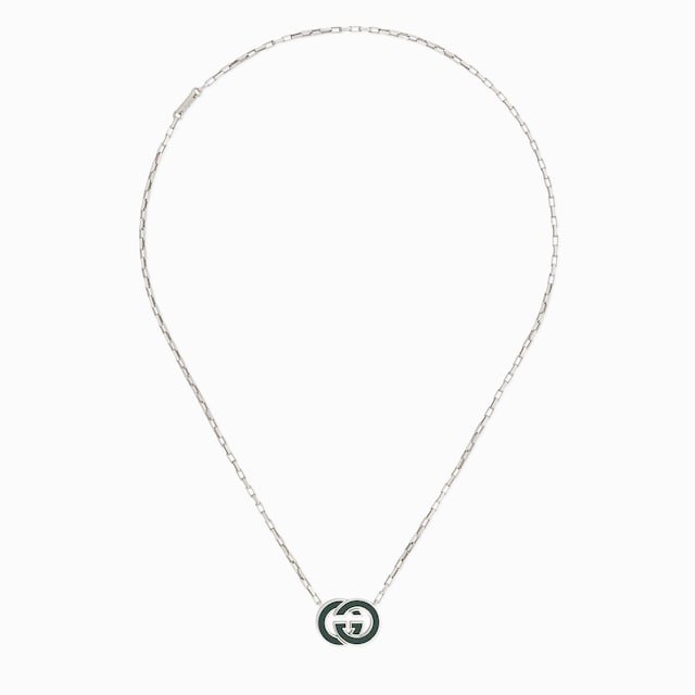 Collar con colgante Gucci Interlocking
