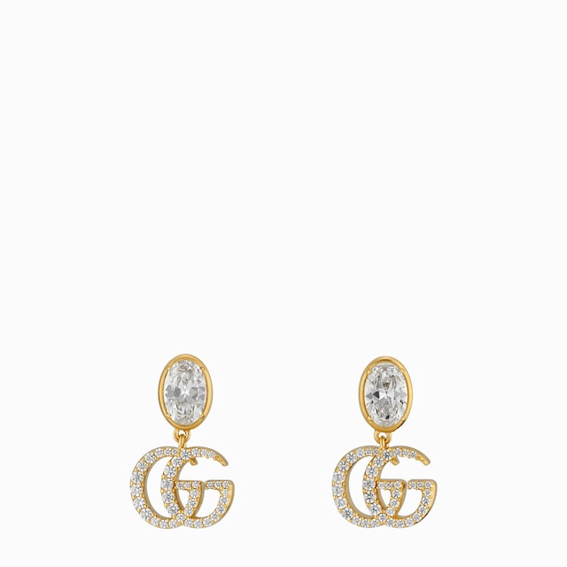 GG Marmont crystal earrings
