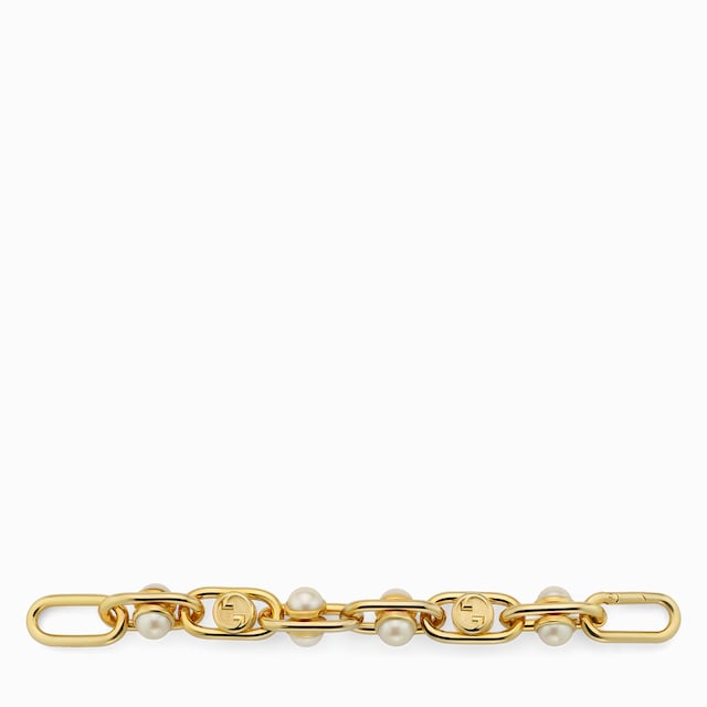 Bracelet with mobile pearls