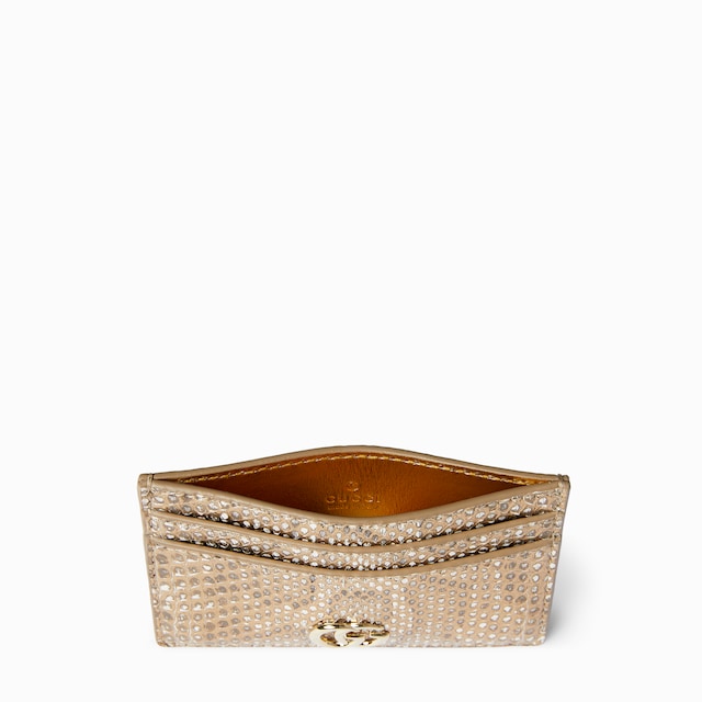 حافظة بطاقات GG Marmont من جلد أفعى البايثون