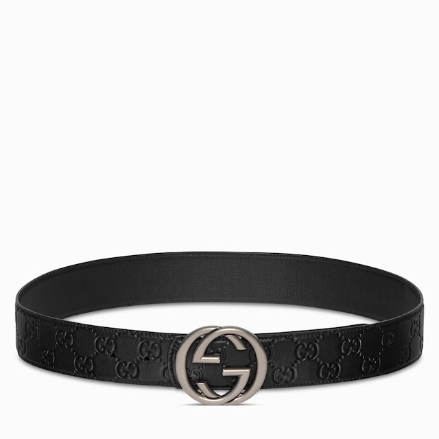 Reversible belt with Interlocking G buckle