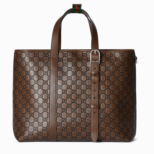 GG Emblem large tote bag - image 5