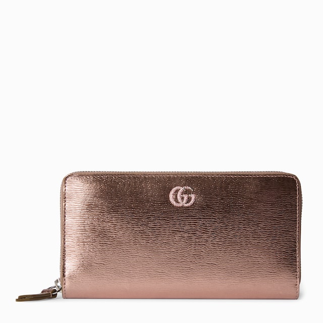 ダブルG バイカラー ジップアラウンドウォレット