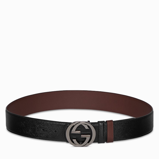 Reversible belt with Interlocking G buckle
