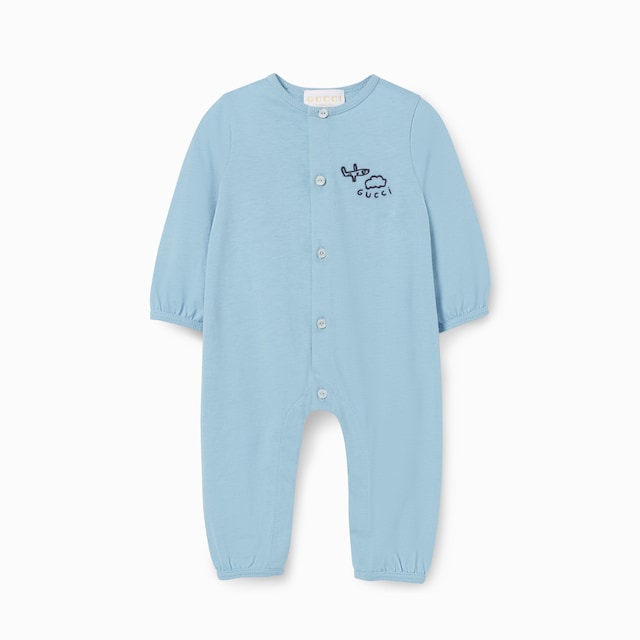 Tutina neonato in cotone con stampa