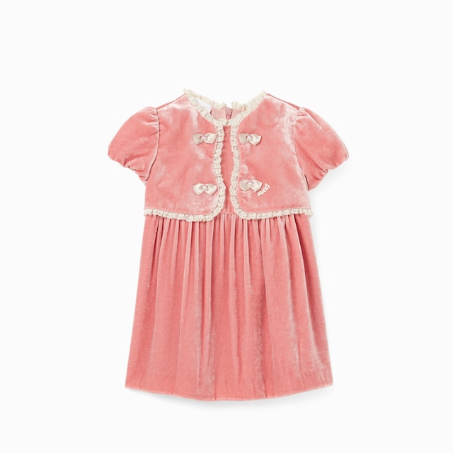 Baby velvet dress