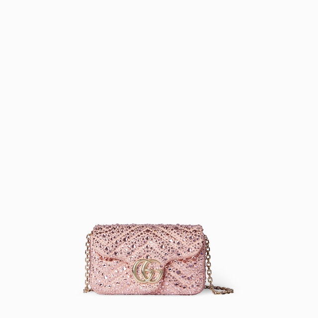 GG Marmont crystals mini shoulder bag