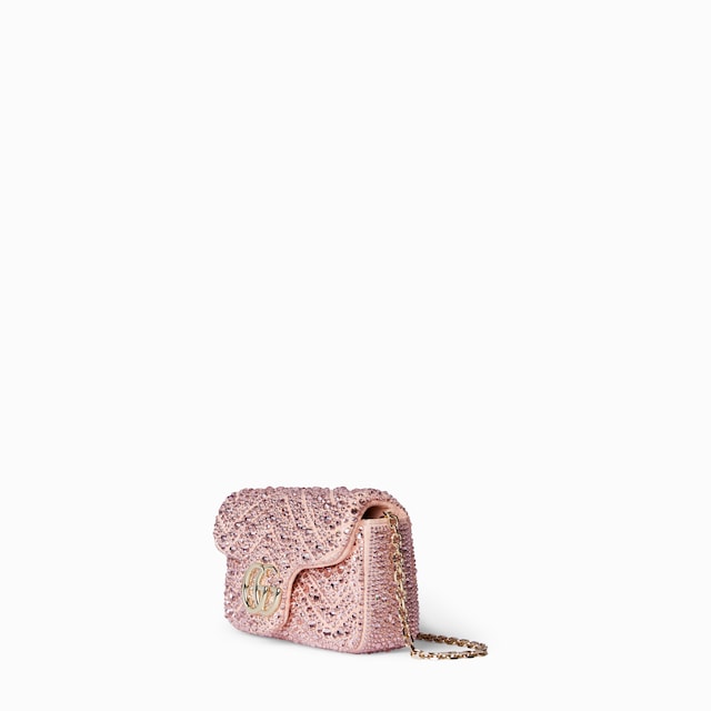 GG Marmont crystals mini shoulder bag