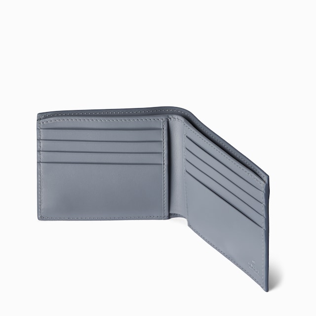 Dusty blue interior GG bi-fold wallet