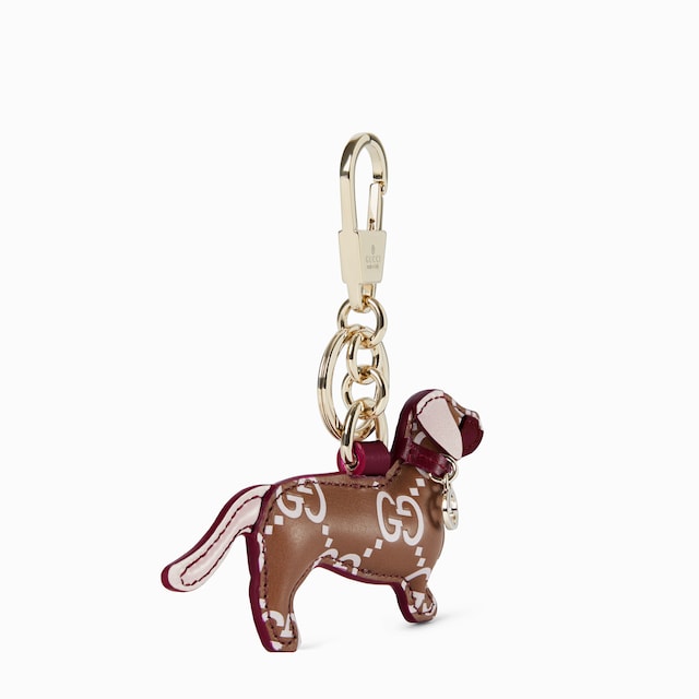 Taschenanhänger in Hundeform