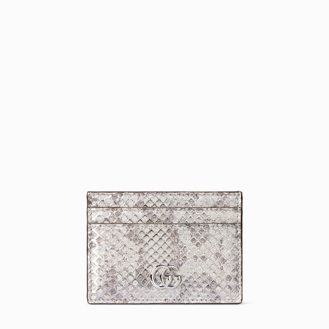 GG Marmont python card case