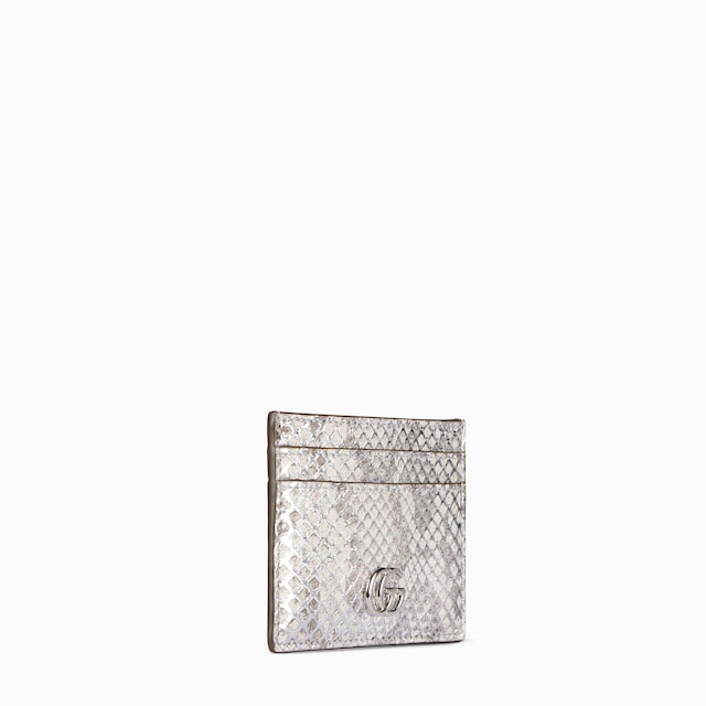 GG Marmont python card case