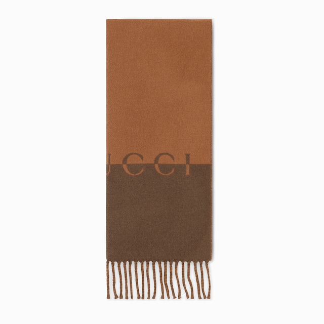Wool cashmere scarf