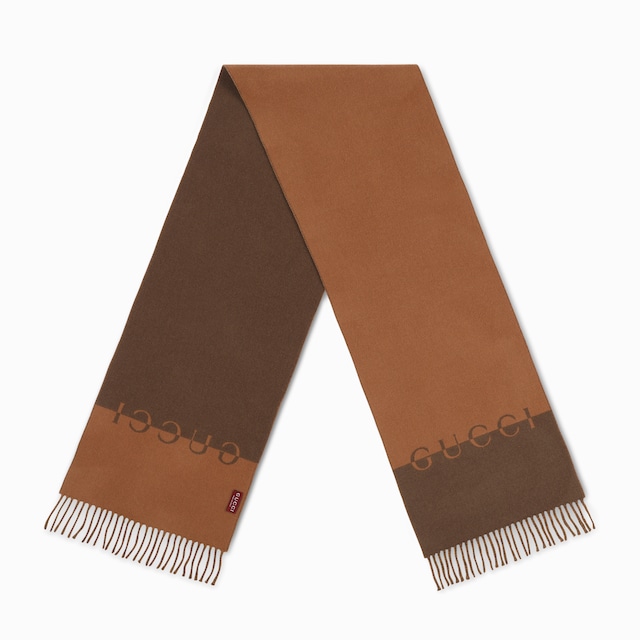 Wool cashmere scarf