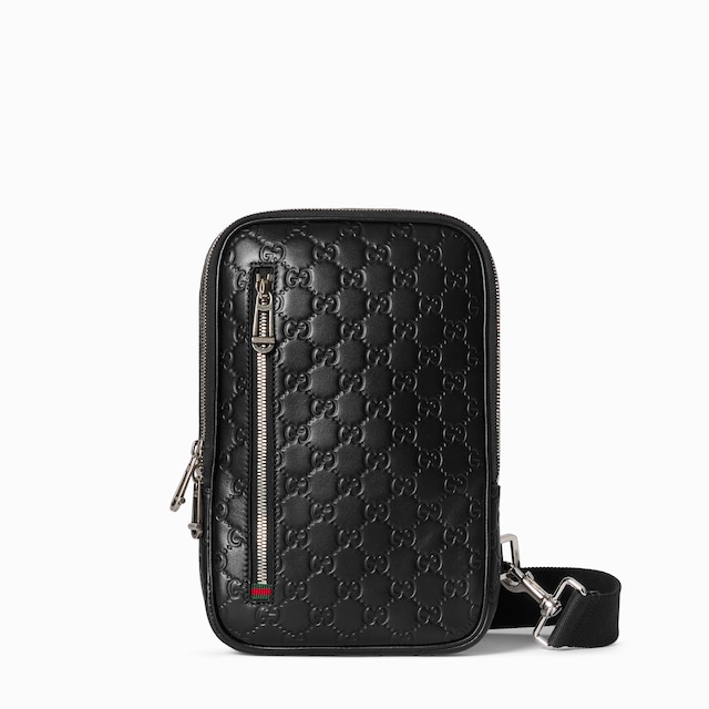 Borsa a tracolla GG Emblem misura piccola