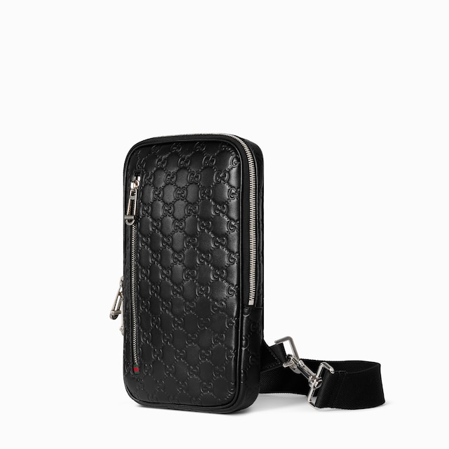 Borsa a tracolla GG Emblem misura piccola