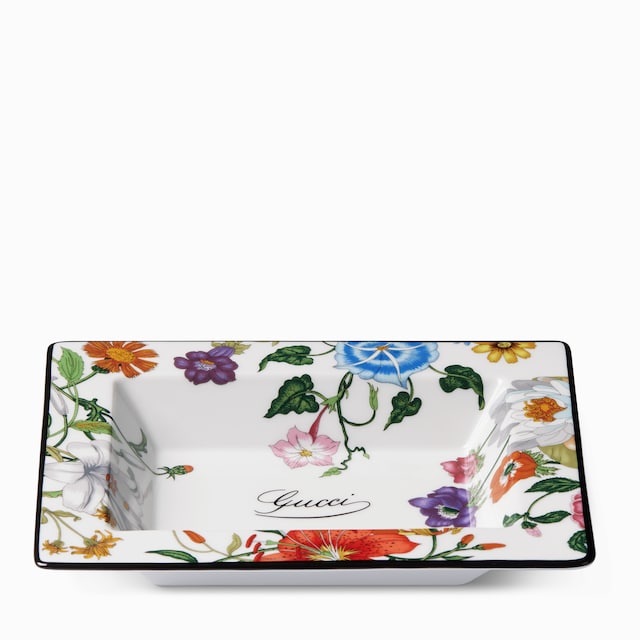 Gucci Flora print small trinket tray