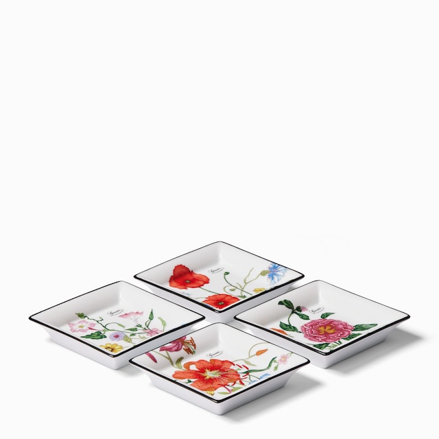 Gucci Flora print trinket tray set