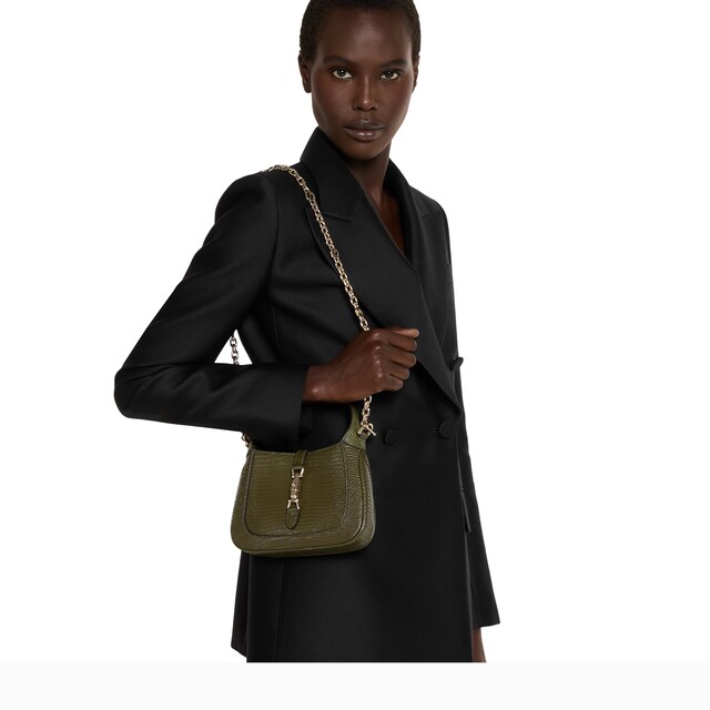 Jackie 1961 lizard mini bag