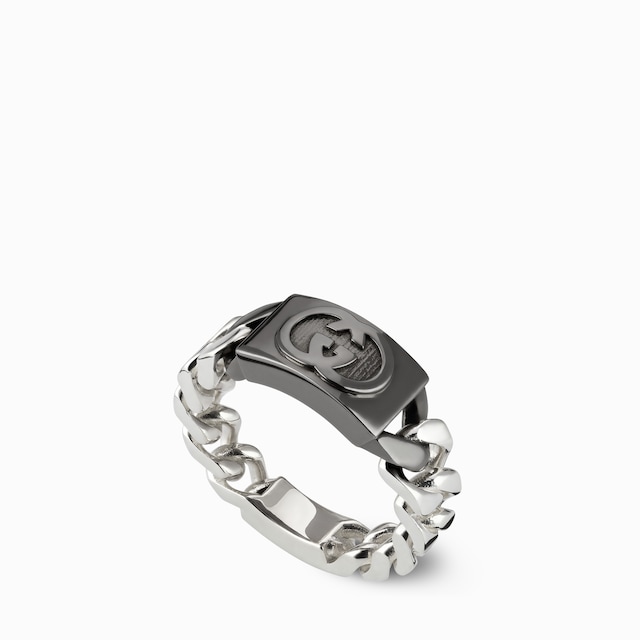 Gucci Interlocking band ring

