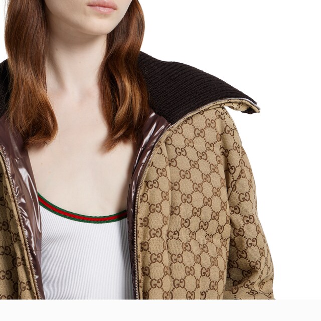 GG canvas puffer jacket - image 4