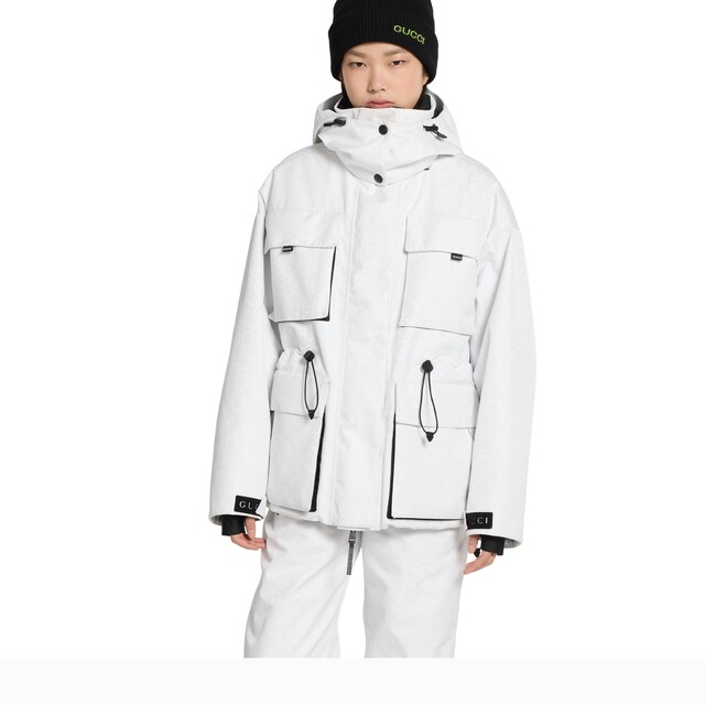 GG technical fabric jacquard jacket - image 4